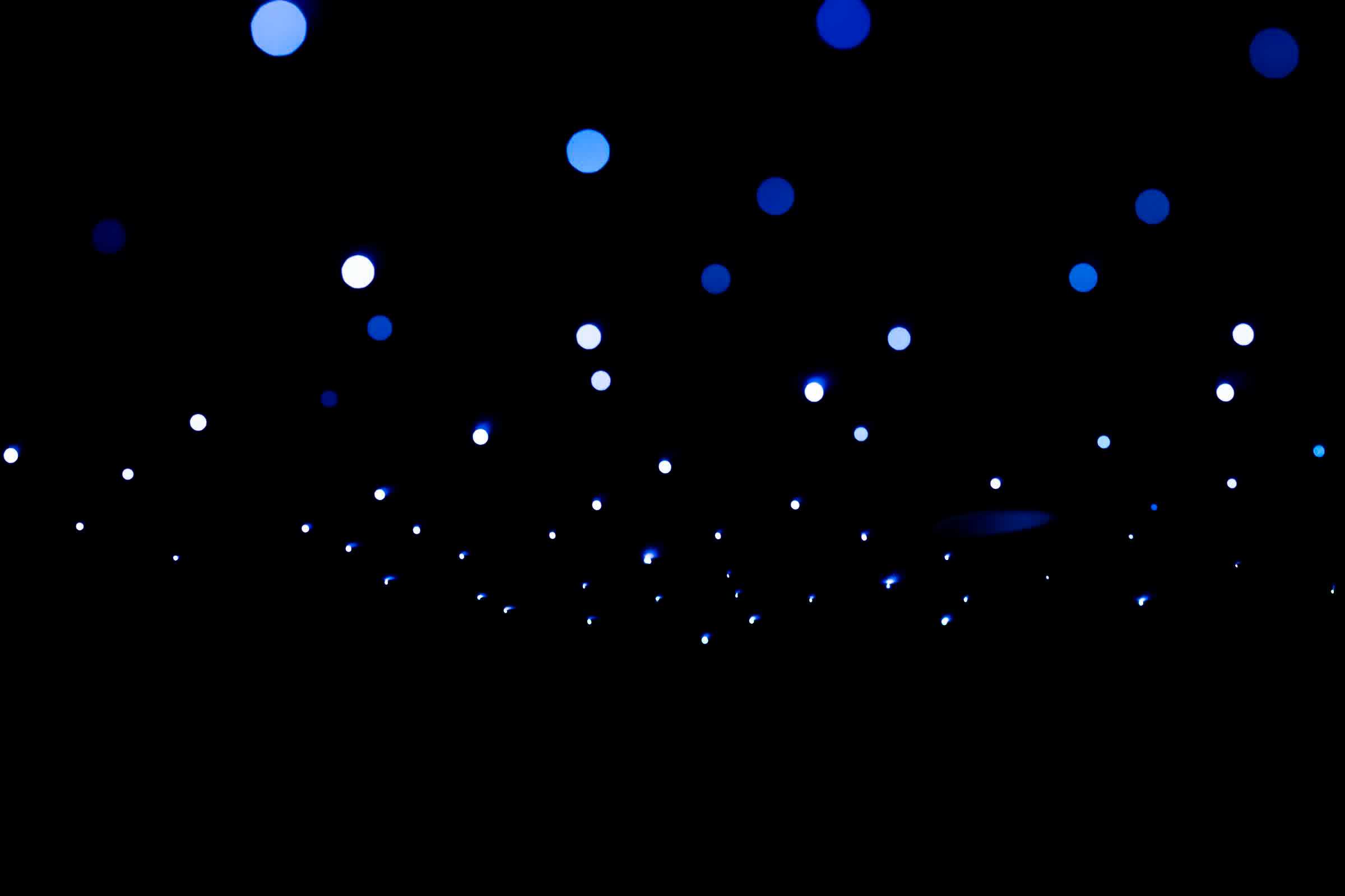 Abstract dotted lights ceiling design