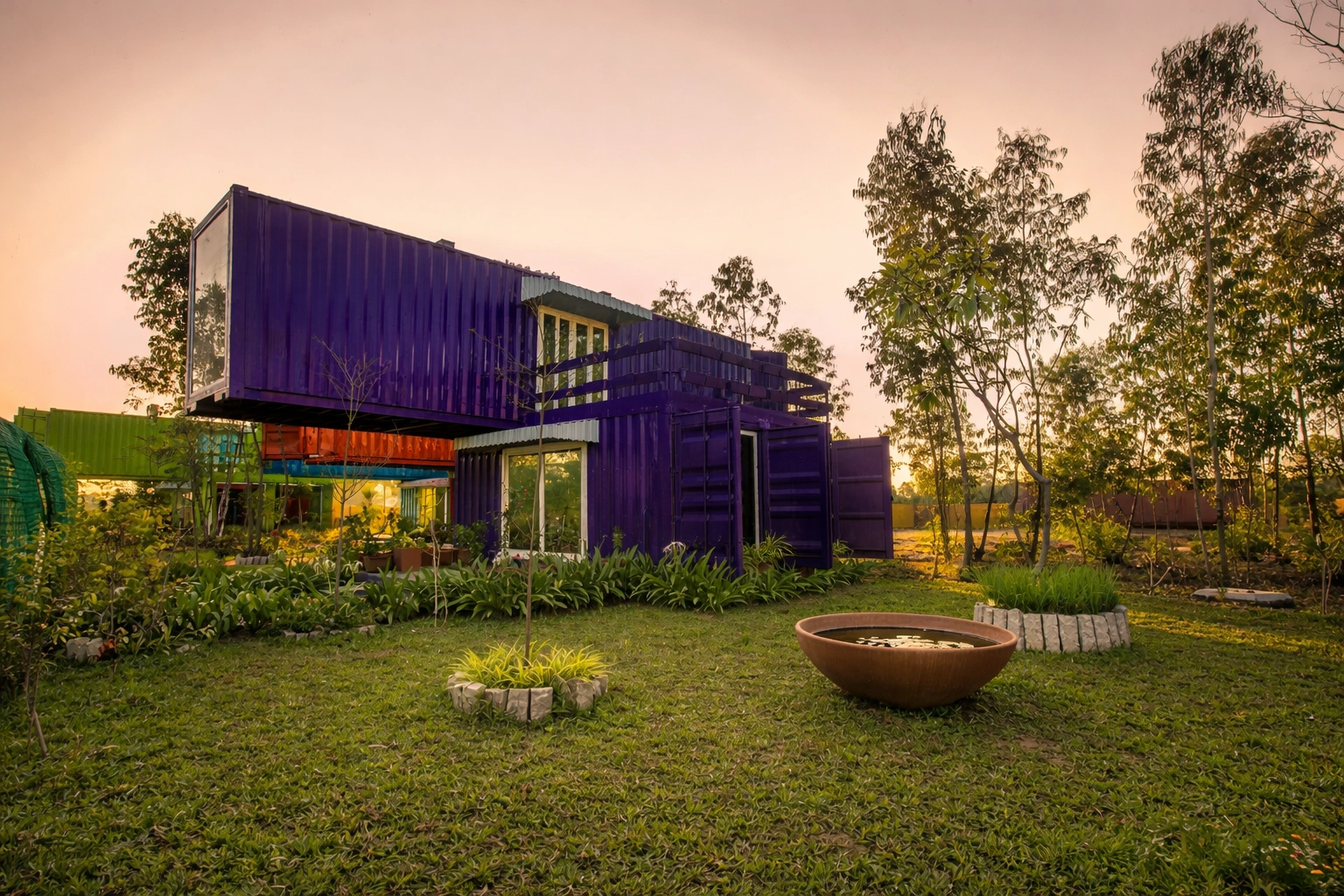 Private villa stay at Café Musica — serene, modern architecture